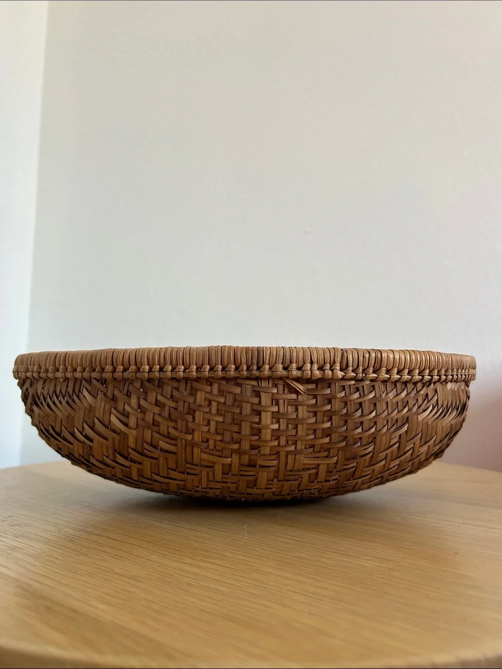 Vintage handwoven brown