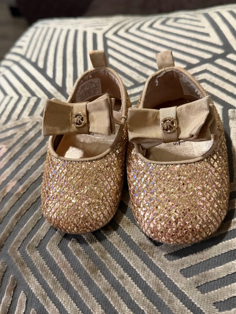Michael Kors sparkling gold