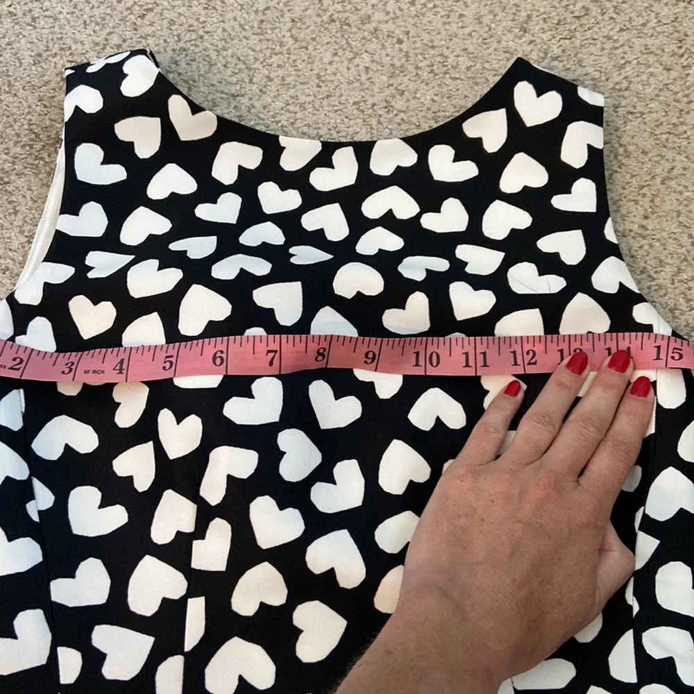 🌟 NWT Kate Spade “Dancing Hearts Domino Dress”, size 0.🌟