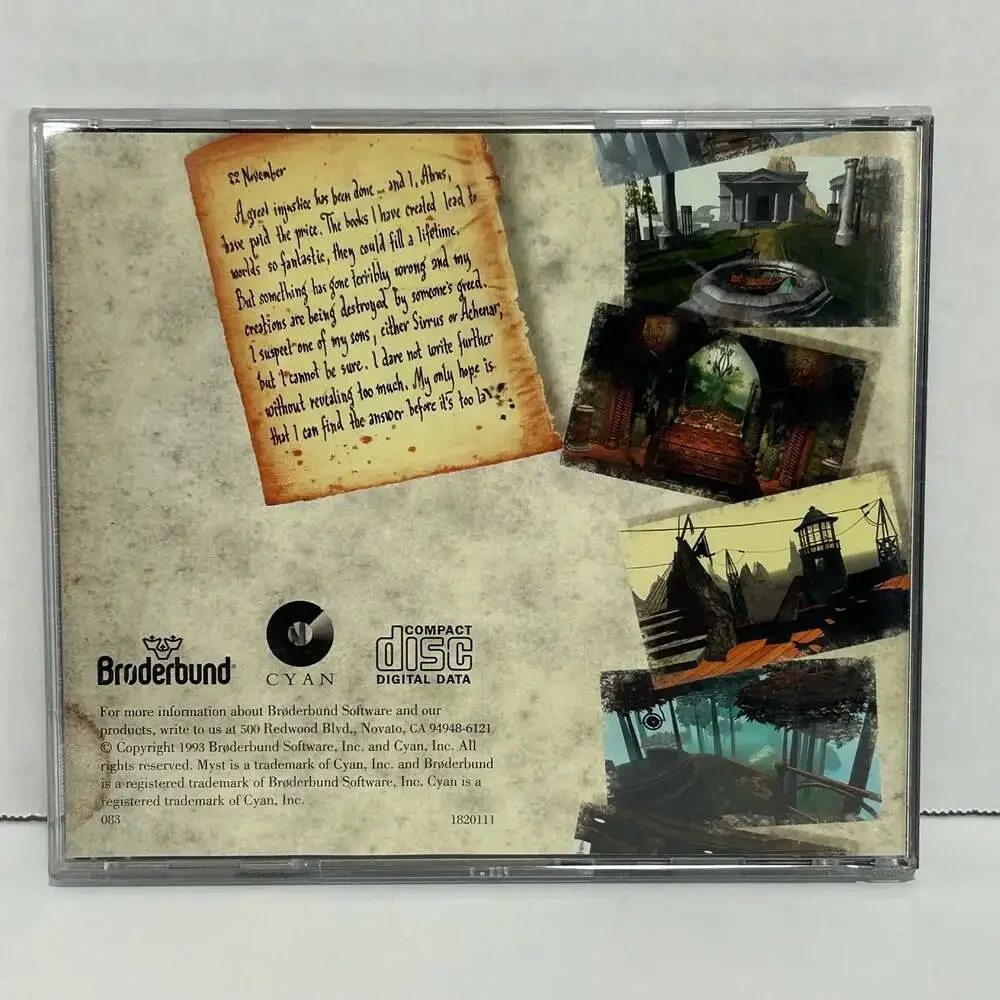 Broderbund vintage myst