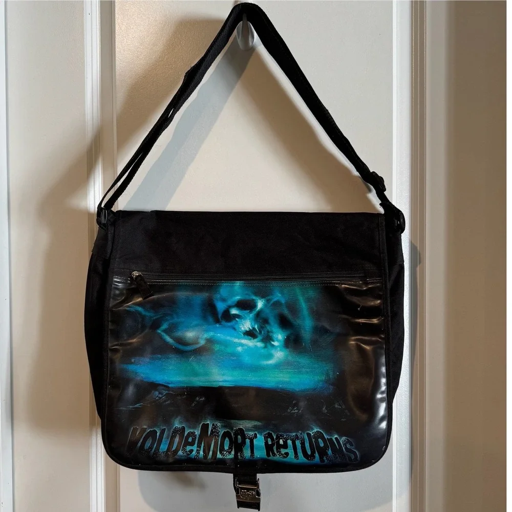 Vintage Y2k‎ Harry Potter Voldemort Returns Movie Promo Messenger Bag
