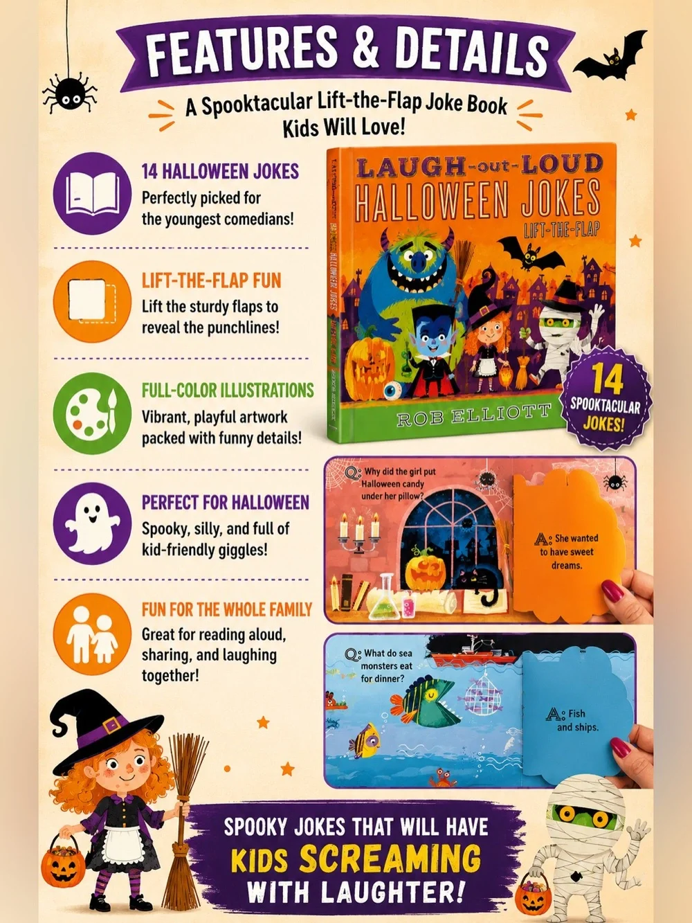Laugh Out Loud Halloween Jokes Lift The Flap