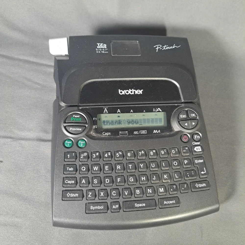 Brother P-Touch PT-1890 Desktop Label Maker Black Thermal Printer Organization