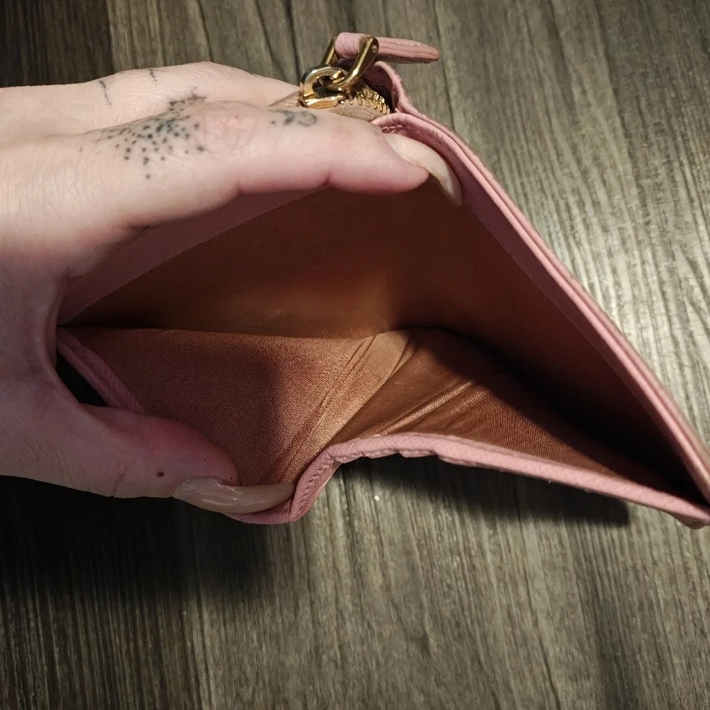 Prada compact wallet