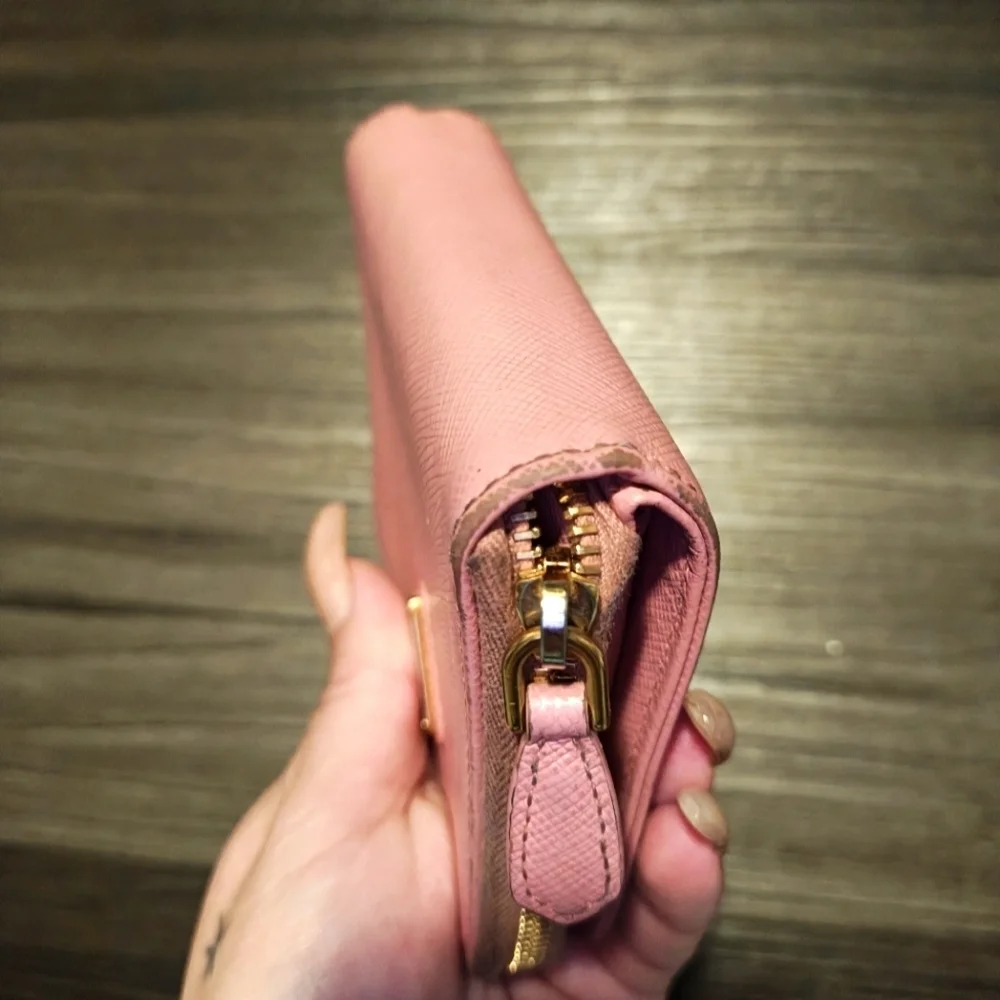 Prada compact wallet