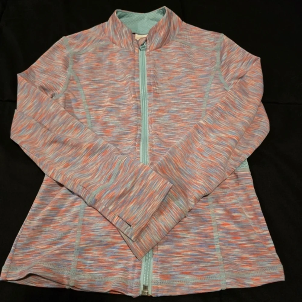 Gymboree Gymgo‎ Girl's Athletic Full Zip Up Jacket Pink & Blue Size 5/6 Small