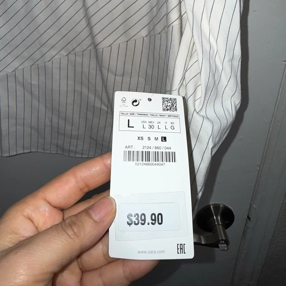Zara nwt size