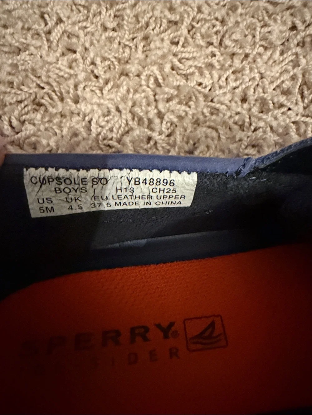 Sperry classic boat