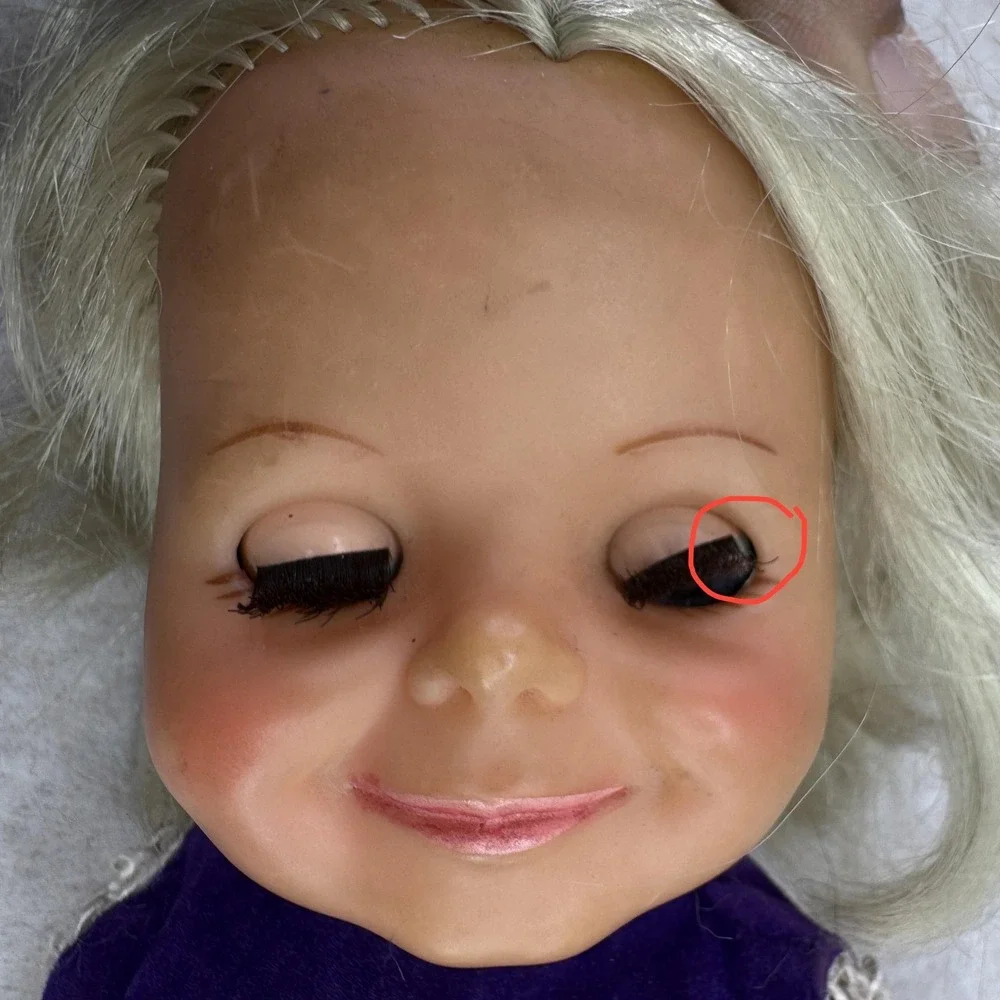 Ideal Toy something threads scuffed