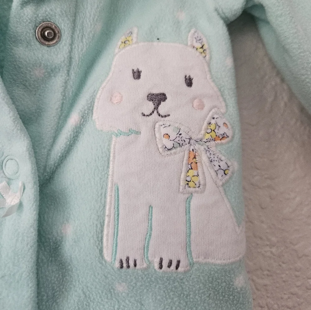 carters fleece sleeper, newborn
