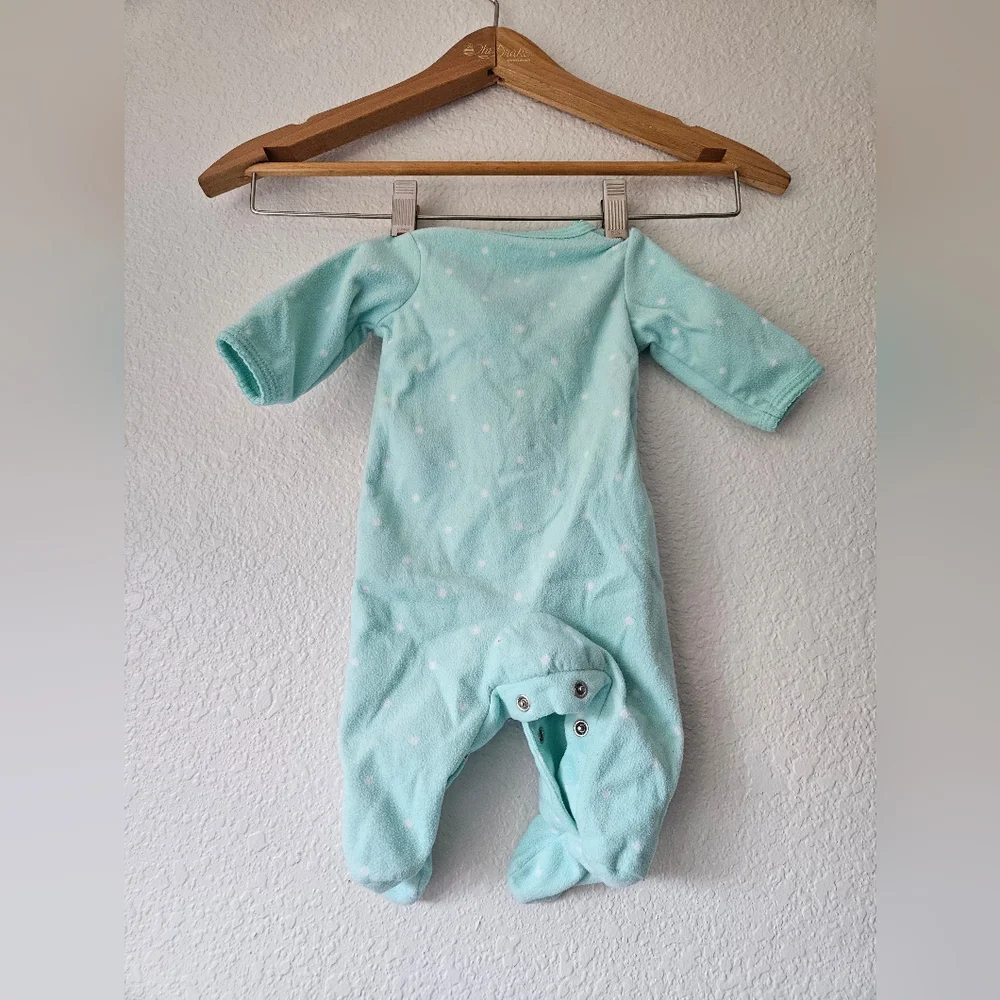 carters fleece sleeper, newborn