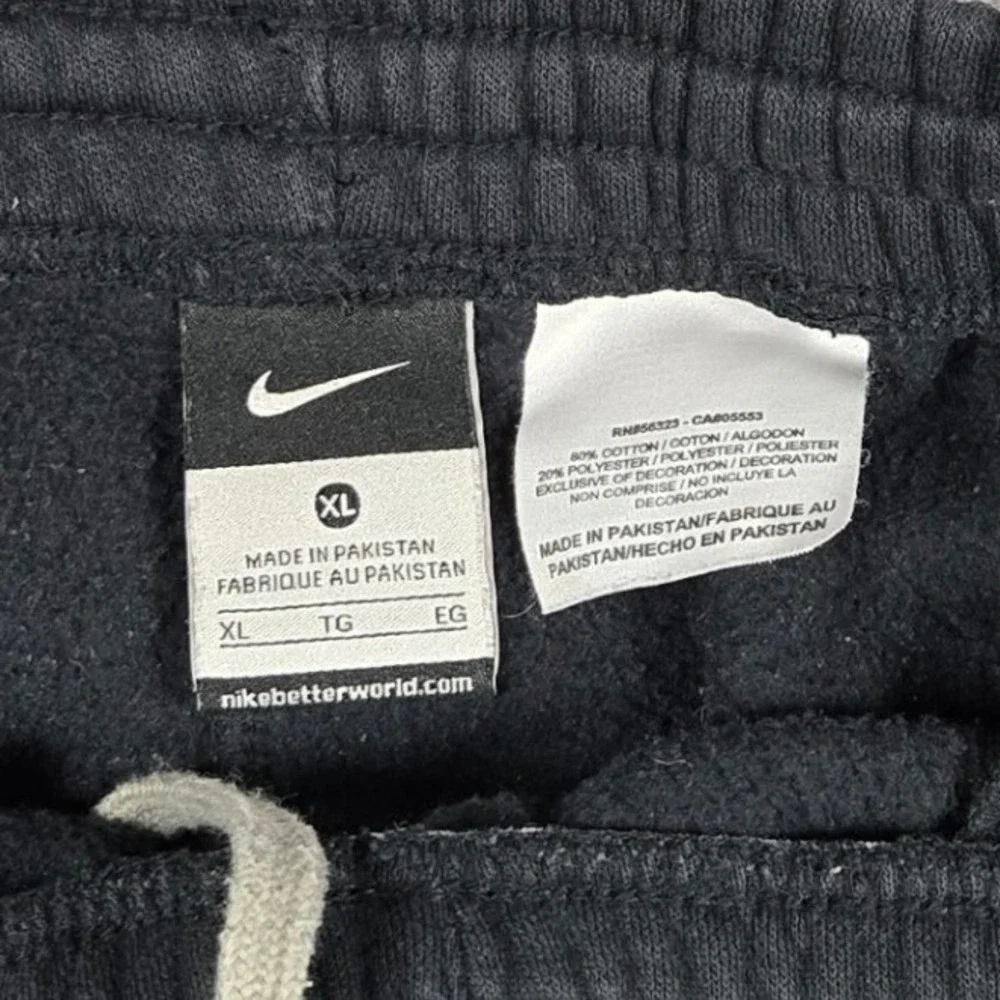 Nike Kids Black Fleece Wide Leg Athletic Sweatpants XL