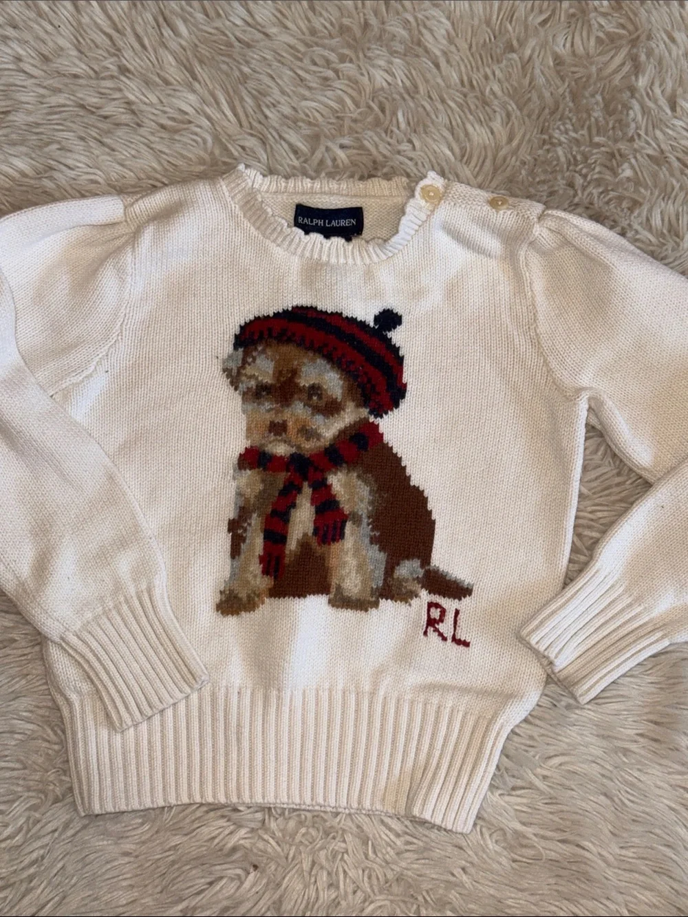Ralph Lauren cream knit