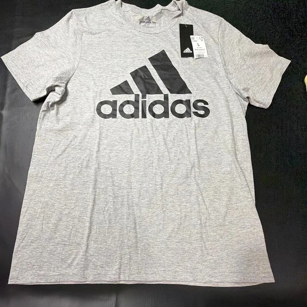 Adidas Men's Grey T-shirt