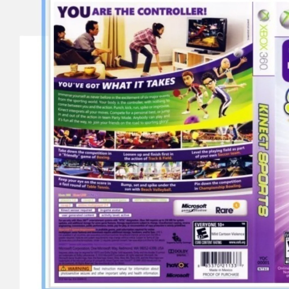 XBOX 360 Games turn your