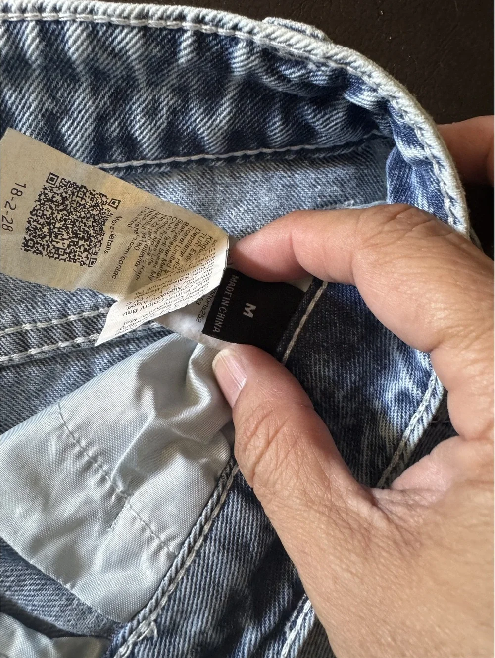 SHEIN denim frayed