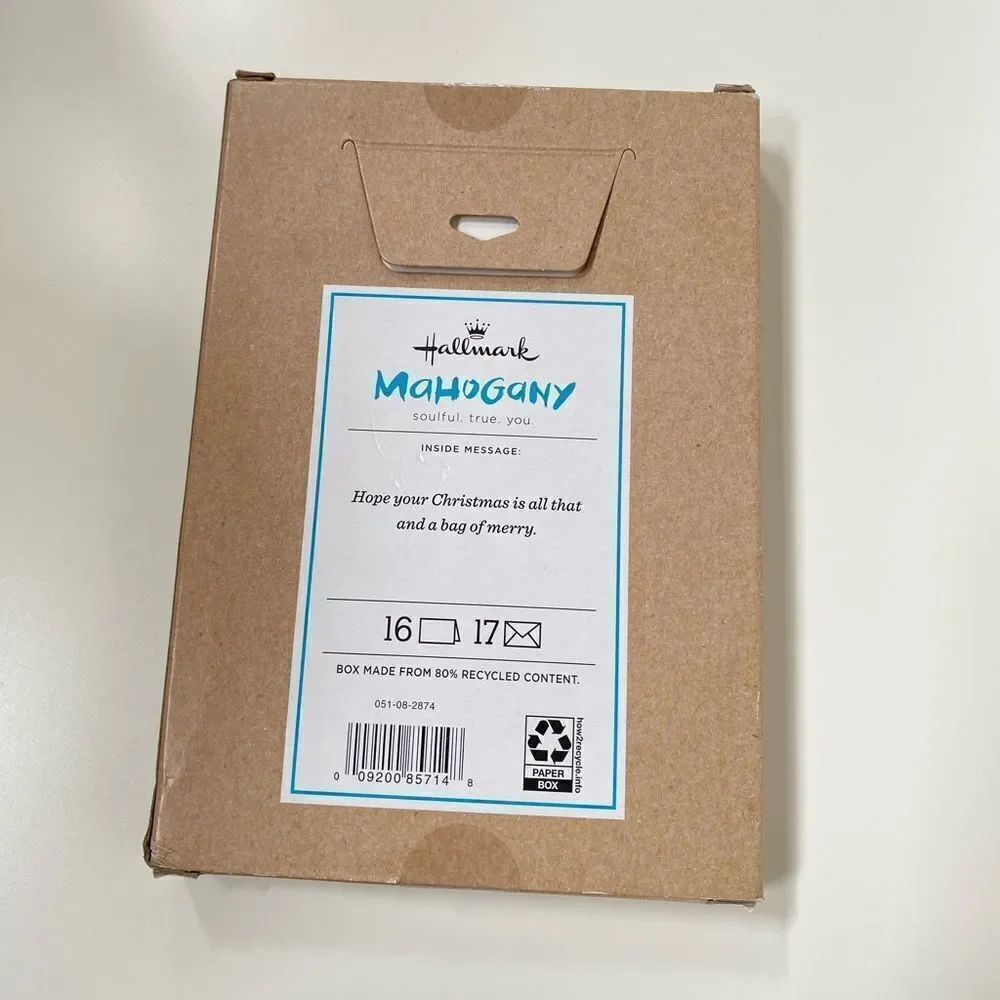Hallmark mahogany cards