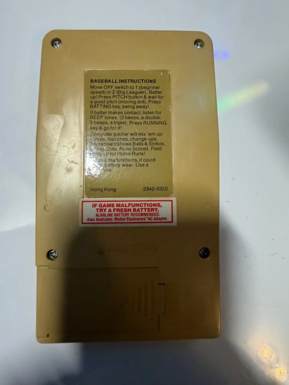 Vintage Baseball, Basketball, Football Electronic Games