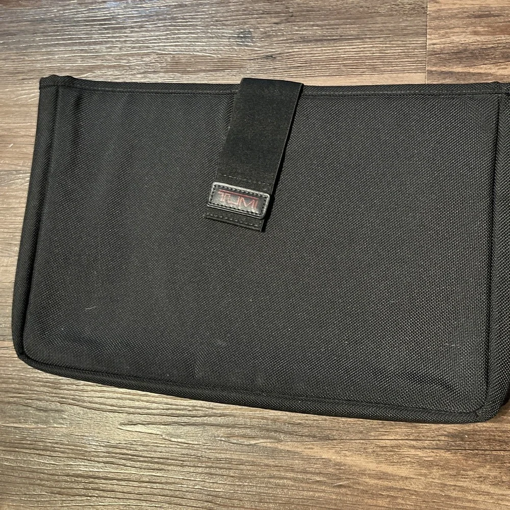 Tumi Alpha‎ 96141DH2 2-Way Leather Briefcase A4 Large Capacity Black Used GUC