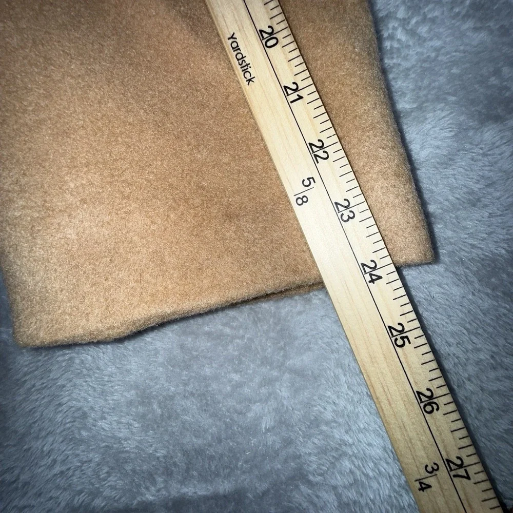 Varsity Town Clothes ‎ ORIENTAL CASHMERE Overcoat Top Coat 46R Golden Brown VTG