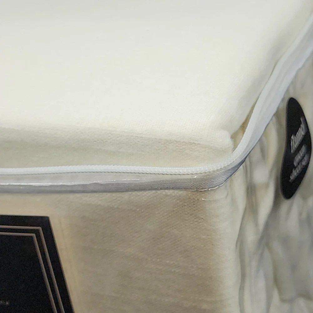 BIBB Home Heavy Cotton Flannel Sheet Set Queen Size Ivory 4pc Soft Cozy And Warm