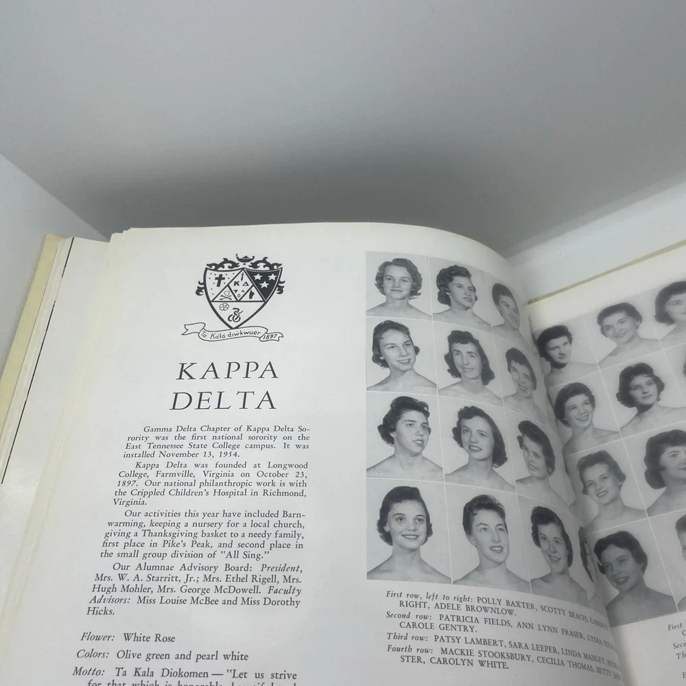Yearbook Annual East Tennessee‎ State College Johnson City 1958 Buccaneer