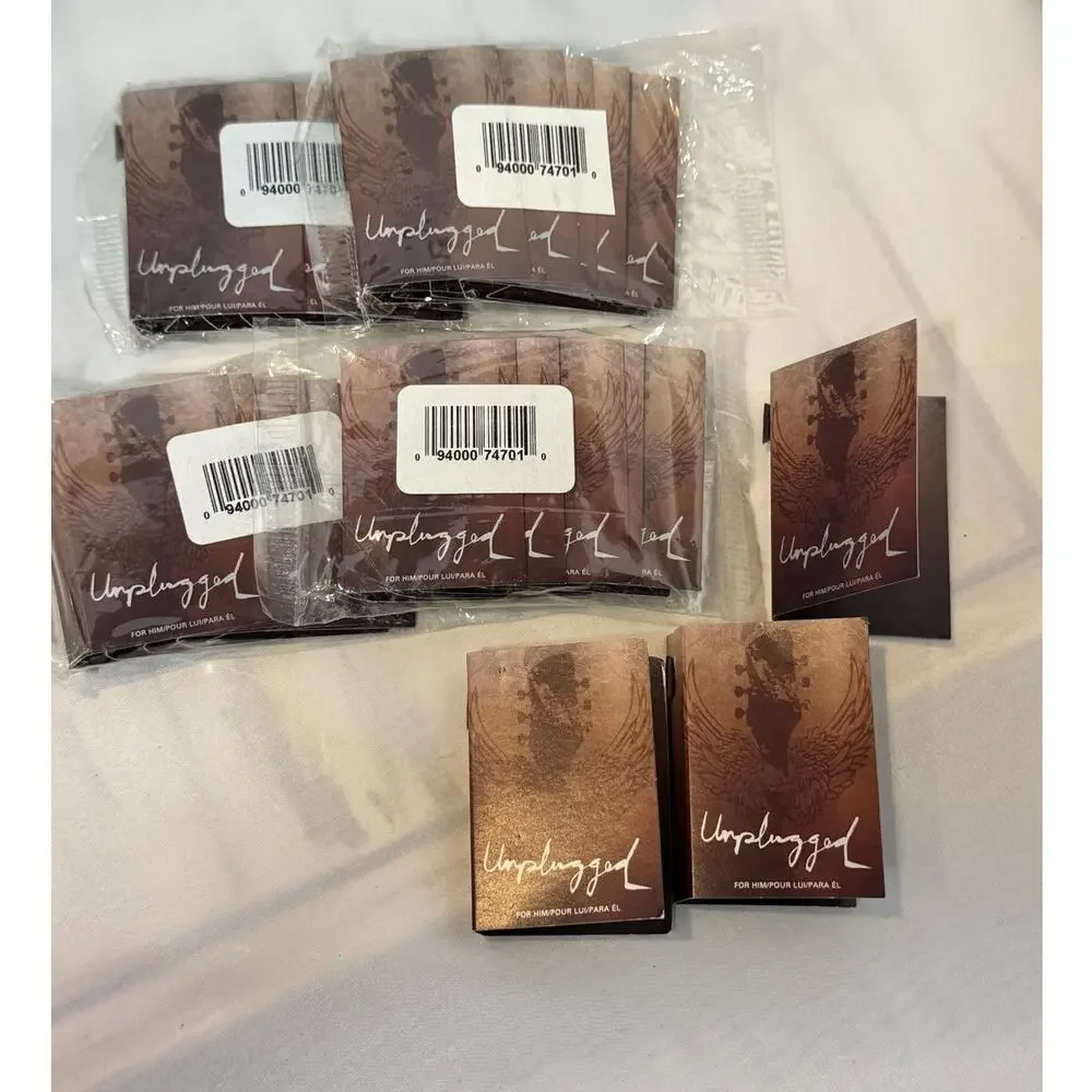 Unplugged‎ for him 23 , .5 ml vial on card samples, Avon, Jon Bon Jovi