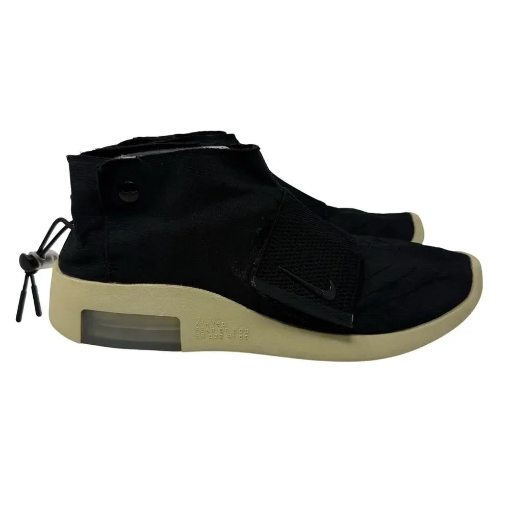 Nike Air Fear of God Moc Shoes Black AT8086-002 Men’s 8 Jerry Lorenzo Rare