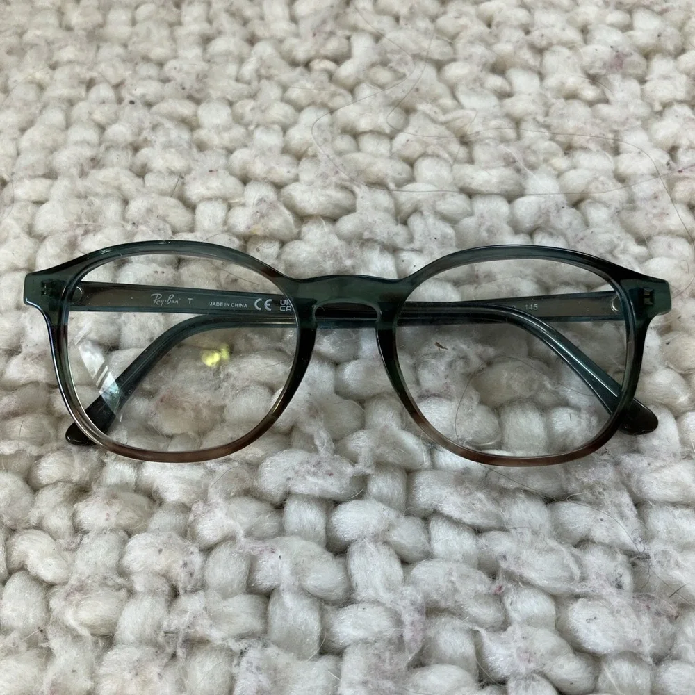 Ray Ban RB 5417 52-19-145 Blue‎ Tortoise Translucent Eyeglasses Lens Only Trendy