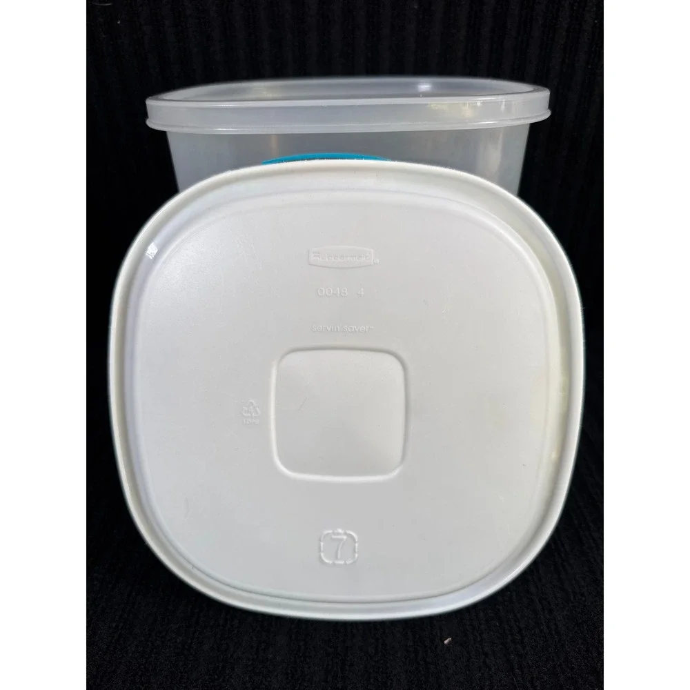 NEW Rubbermaid Servin' Saver Canister #7 21 Cups 5.0 Container White Lid