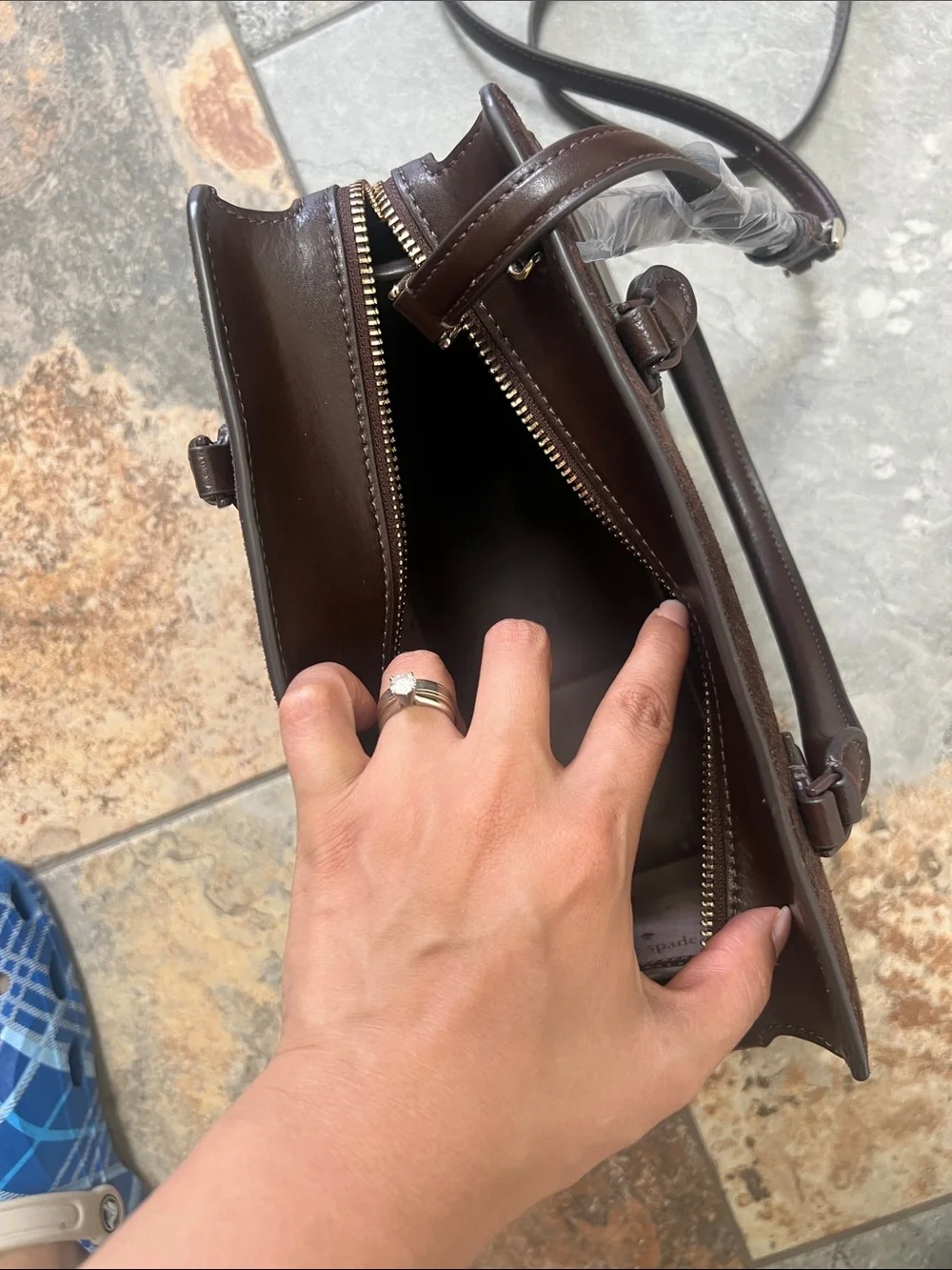 kate spade compact satchel