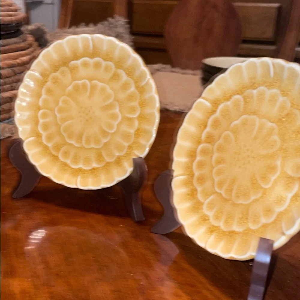 Pottery Barn glazed flower