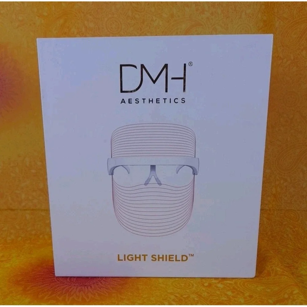 DMH Aesthetics LED Facial Light Shield Mask‎ Anti-Aging Inflammation New In Box