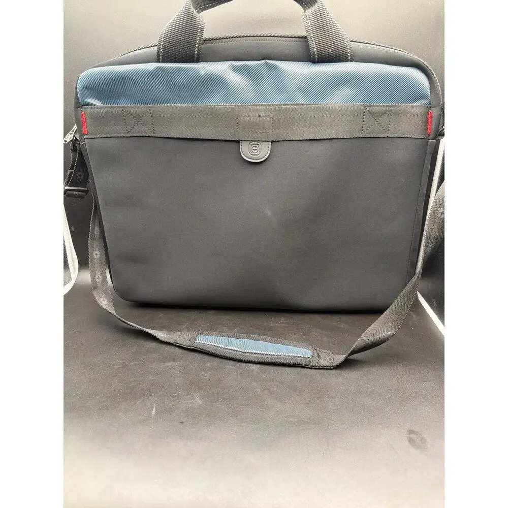 SwissGear The Sherpa Laptop Briefcase Messenger Bag Black Gray 17” Travel Case