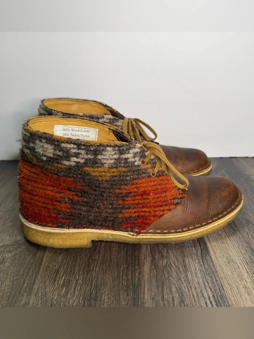Clarks woolrich desert