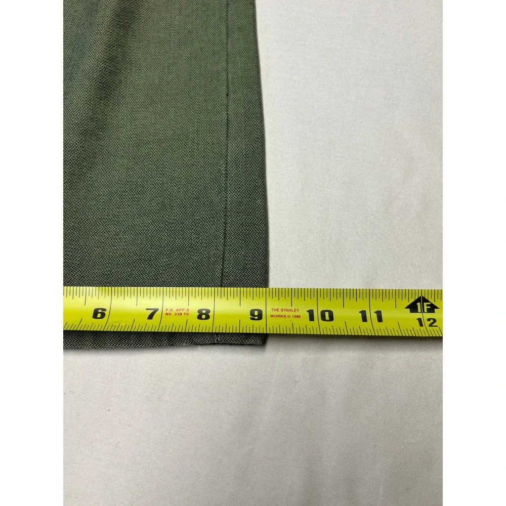 True Religion Mens Section Moto Slim Pants Olive Green‎ Biker Ribbed 38X33