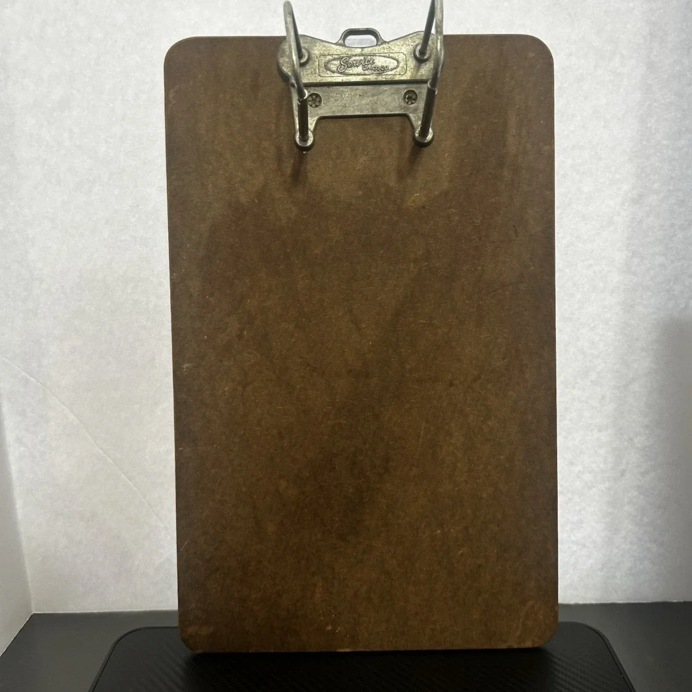 Vintage Service Chicago Arch Clipboard Invoice‎ Holder
