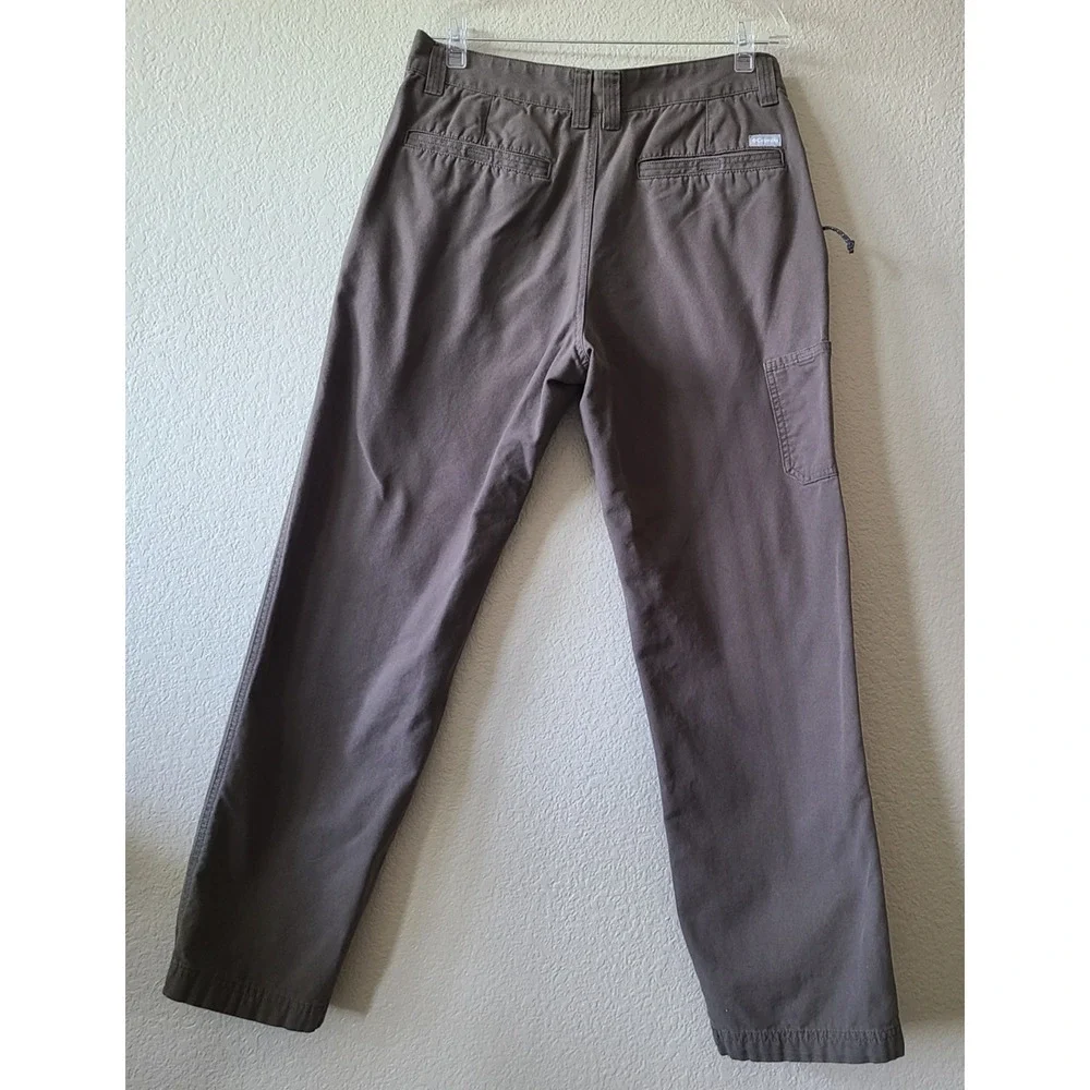Columbia‎ Men's Cargo Pants 30 x 34 Gorpcore Hiking Brown Green Pockets Classic