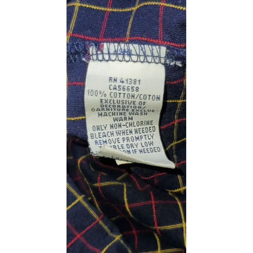 Polo Ralph Lauren Madras Plaid Oxford Large Classic‎ Golf Shirt Luxury business