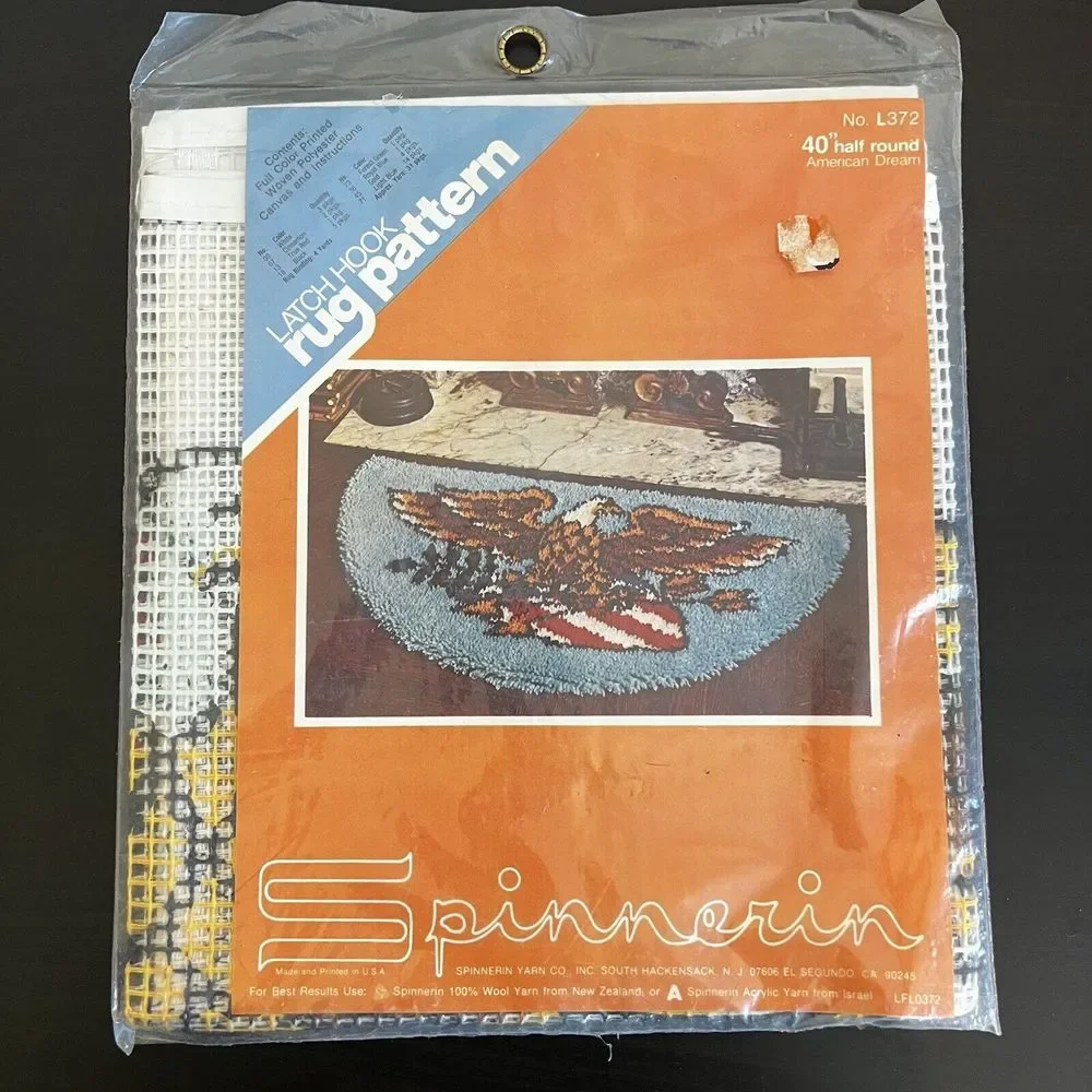Spinnerin Latch Hook Rug 40