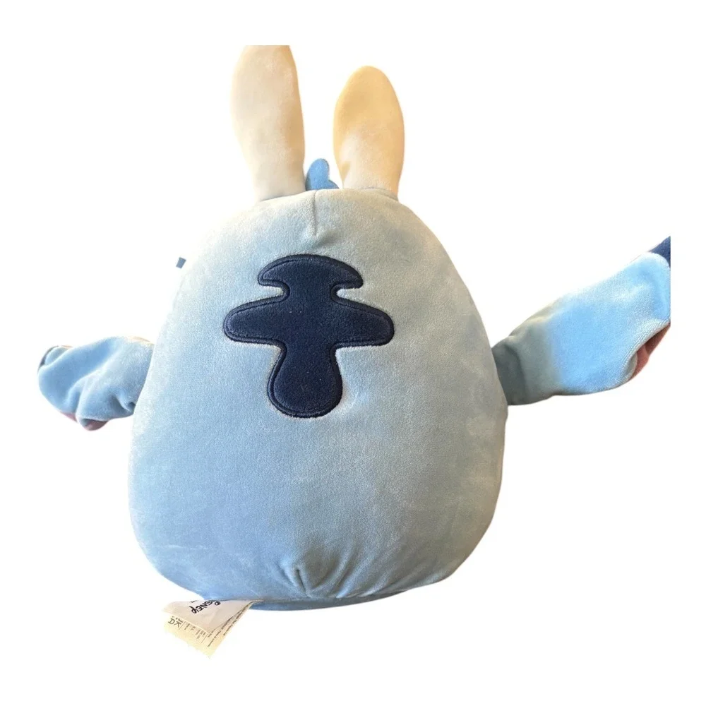 Disney Squishmallow Stitch Easter Bunny Plush 8 Inch Blue Kellytoy Lilo & Stitch