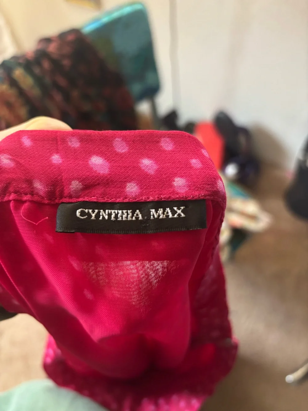 Cynthia Max vtg fuschia