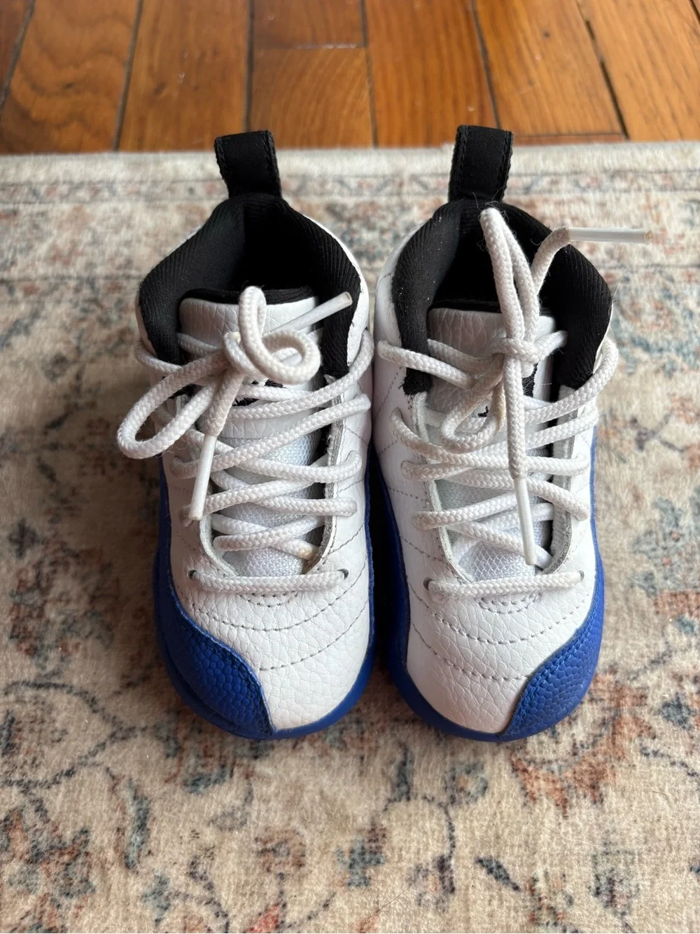 Nike Jordans Blue & White 6C Blueberry Baby Boys Sneakers