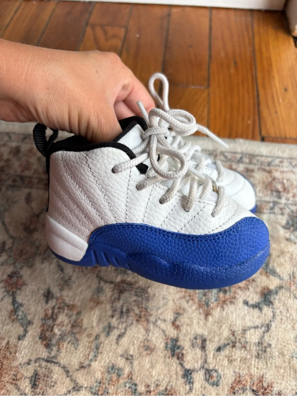 Nike Jordans Blue & White 6C Blueberry Baby Boys Sneakers