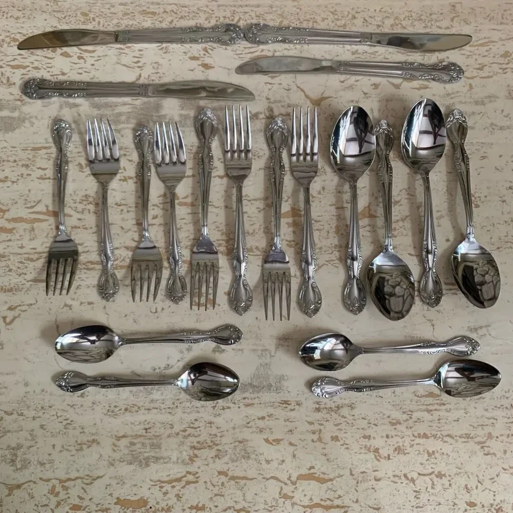 The Cellar Japan 20 piece stainless flat ware set