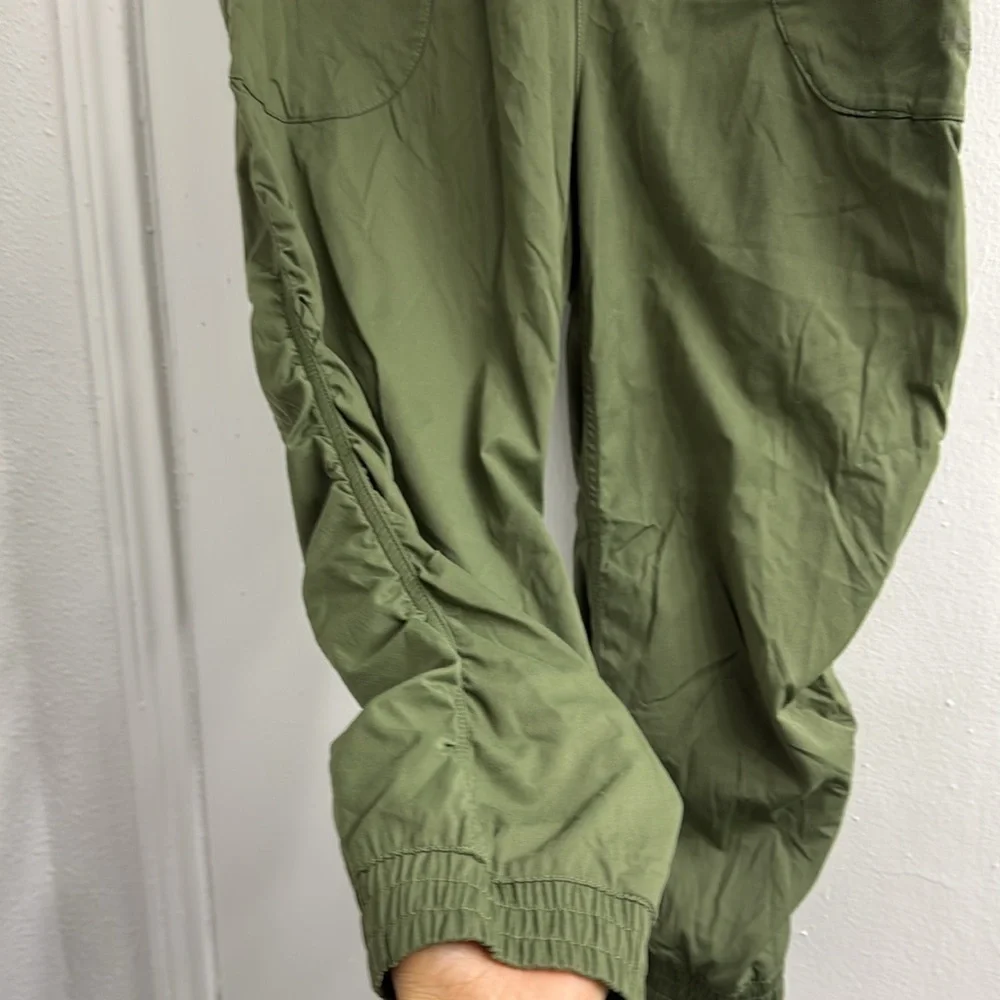 The North Face olive closet