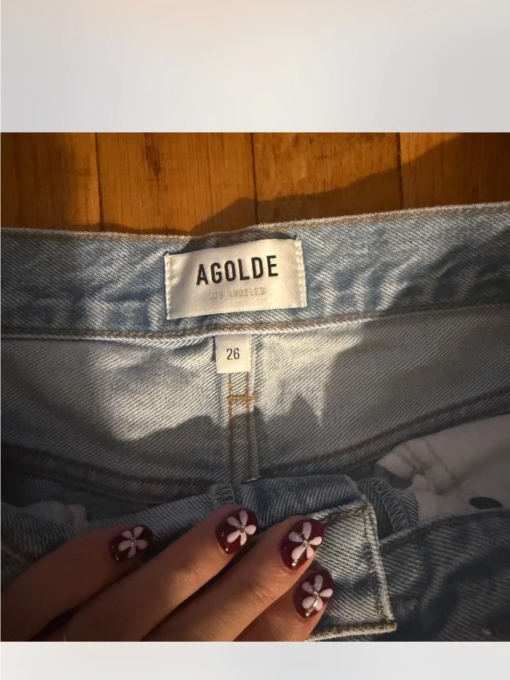 Agolde high rise