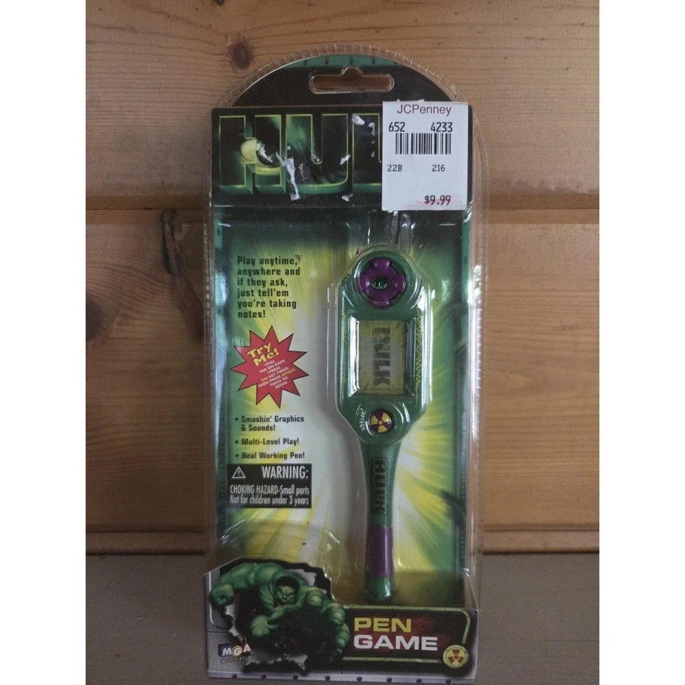 RARE Marvel The Incredible Hulk Electronic Pen Game