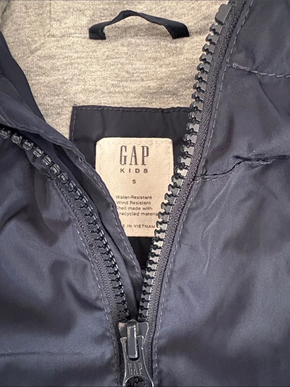 GAP navy windbreaker