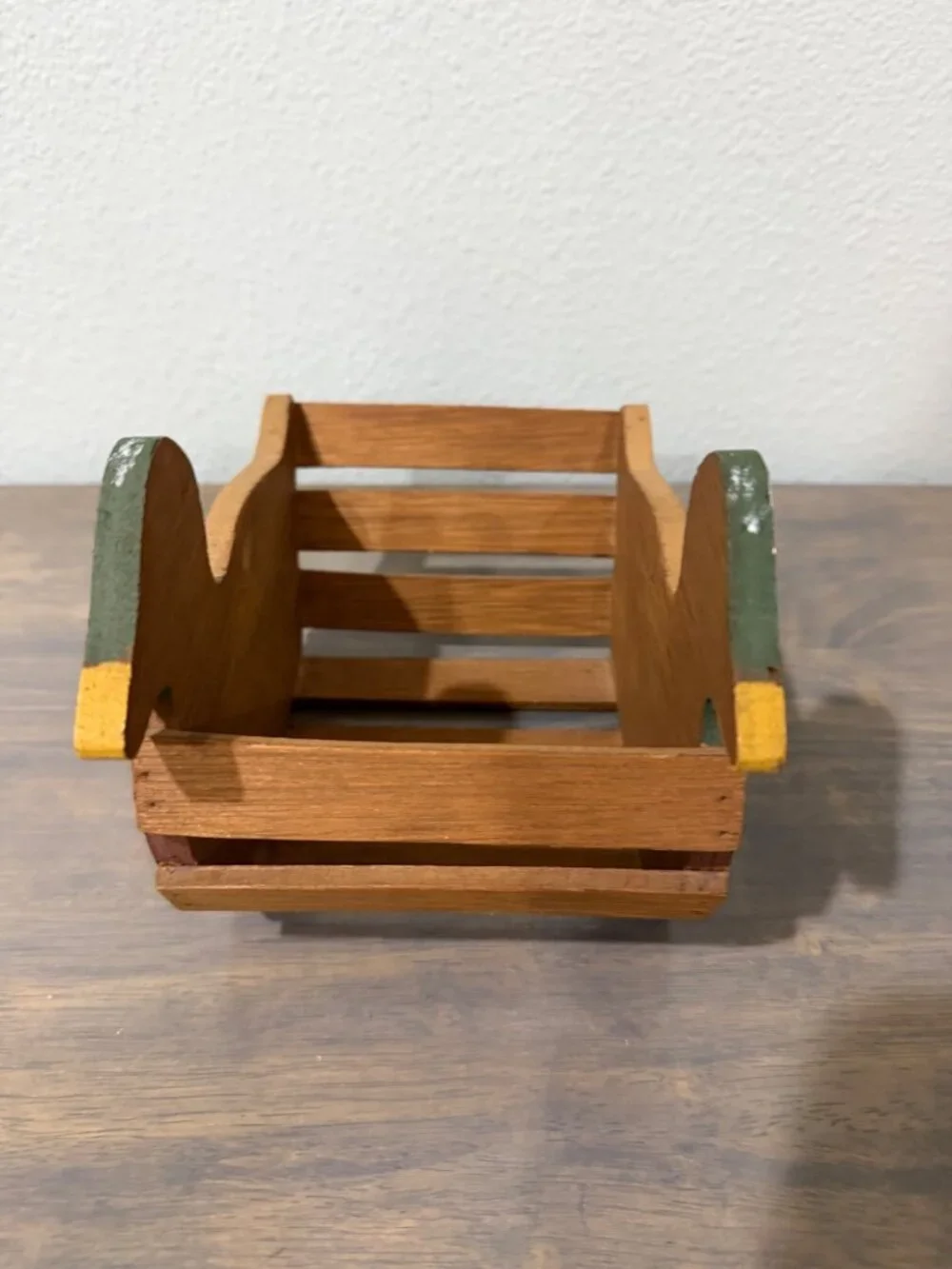 Handmade vintage wooden
